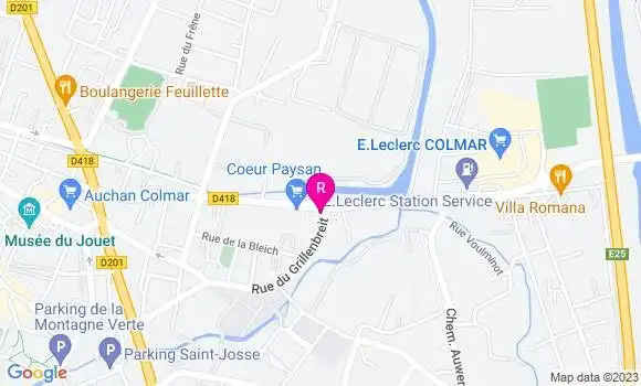 Localisation Restaurant  Au Port du Canal