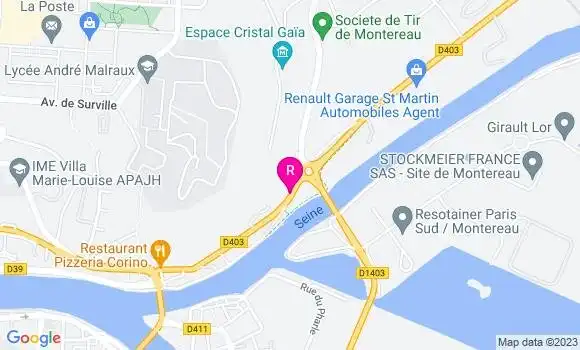Localisation Restaurant  La Baignade