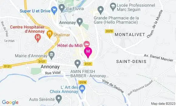 Localisation Restaurant le Dôme
