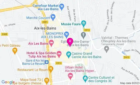 Localisation Restaurant  Le 59