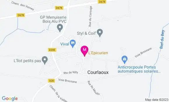 Localisation Restaurant  L