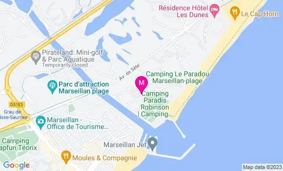 Localisation Restaurant  Les Mât