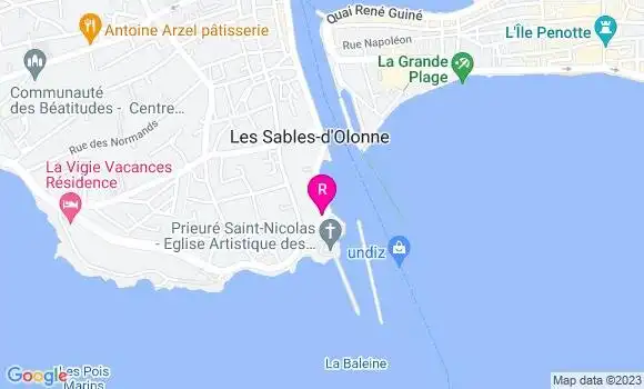 Localisation Brasserie Le Valparaiso