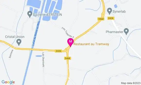 Localisation Restaurant au Tramway