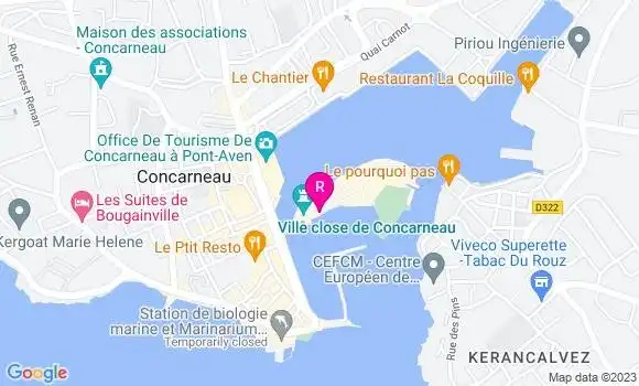 Localisation Crêperie Mad An Traou