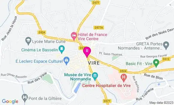 Localisation Restaurant Bar Le Central