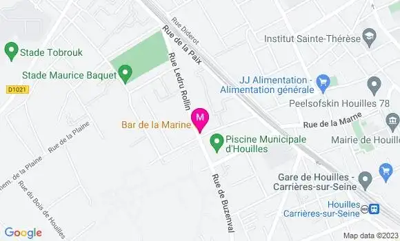 Localisation Restaurant Bar Bar de la Marine