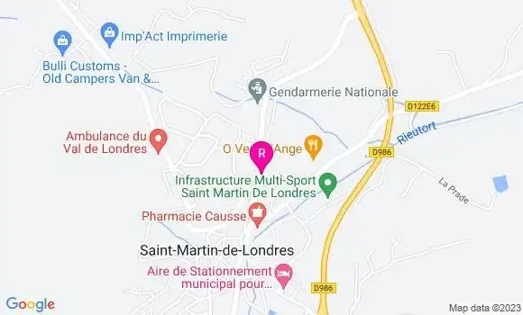 Localisation Restaurant  L