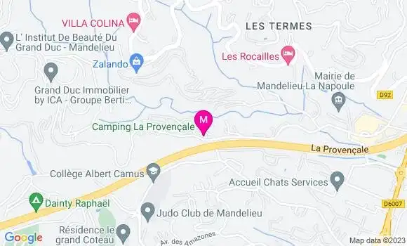 Localisation Restaurant  Le Plateau des Chasses