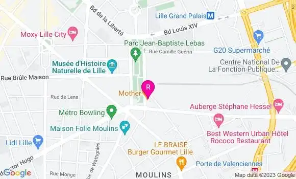 Localisation Restaurant  Mother