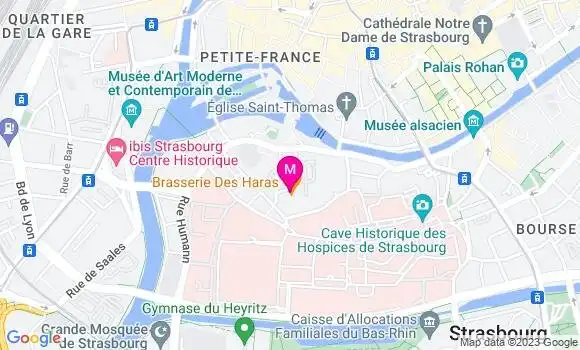 Localisation Brasserie des Haras