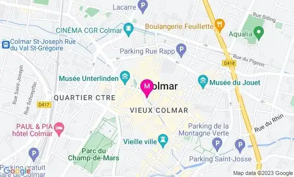 Localisation Restaurant Bar Le Gambrinus