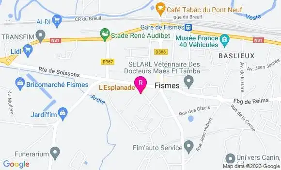 Localisation Restaurant  L