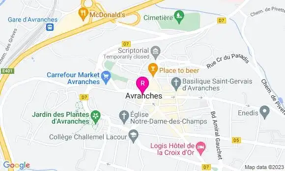 Localisation Restaurant Bar Le Royal