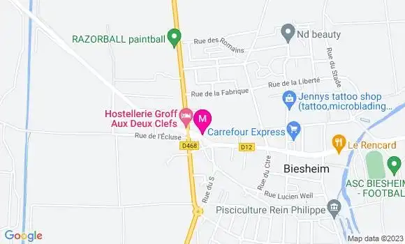 Localisation Restaurant  La Table de Catherine