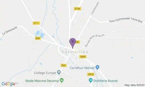 Localisation Restaurant  Le Mont Mirel