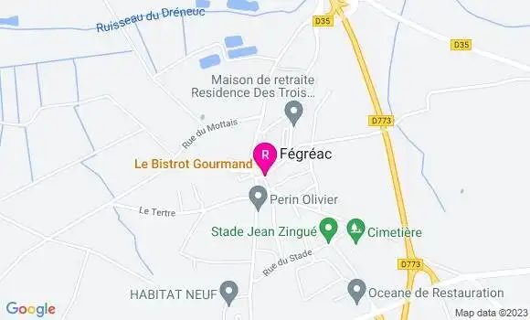 Localisation Le Bistrot Gourmand
