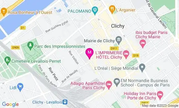 Localisation Brasserie Plan A