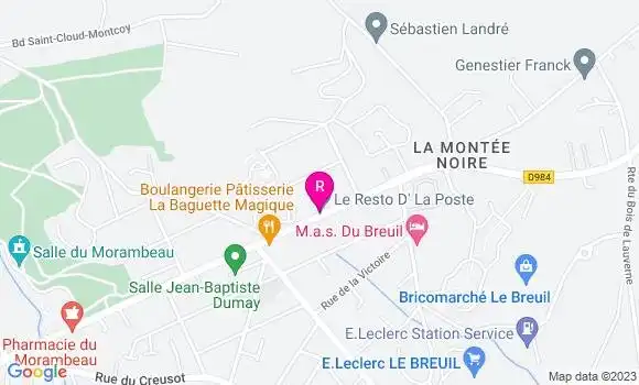 Localisation Restaurant  Le Resto d
