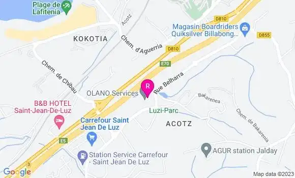 Localisation Brasserie Ospi