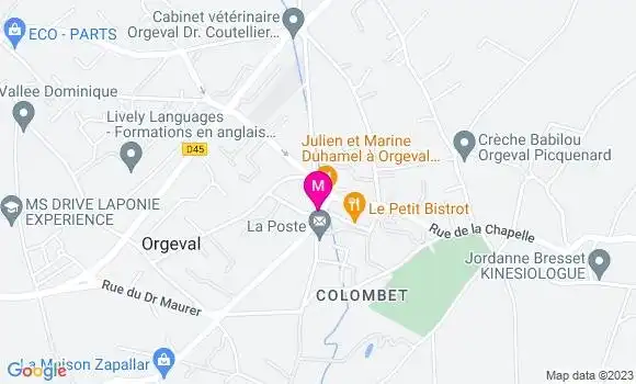 Localisation Brasserie Les Cépages