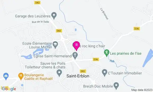 Localisation Le Bistrot de la Fontaine