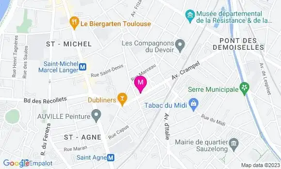 Localisation Restaurant  Pizza Plein Soleil