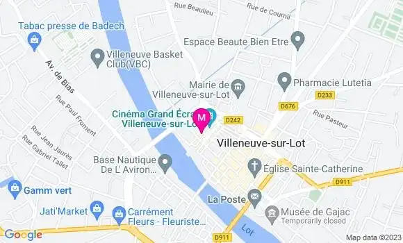 Localisation Restaurant de la Cale