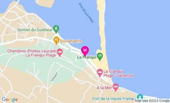 Localisation Restaurant  La Guinguette du Golf