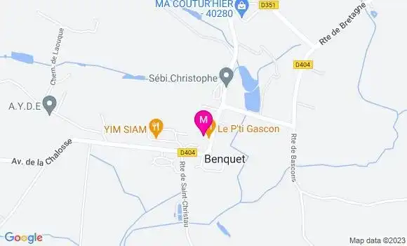 Localisation Restaurant  Le P
