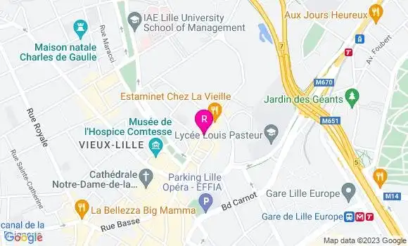 Localisation Restaurant  Comptoir 44