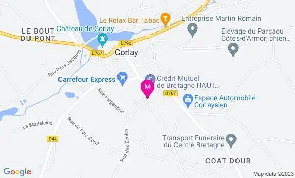 Localisation Restaurant Bar La Récré des Papilles