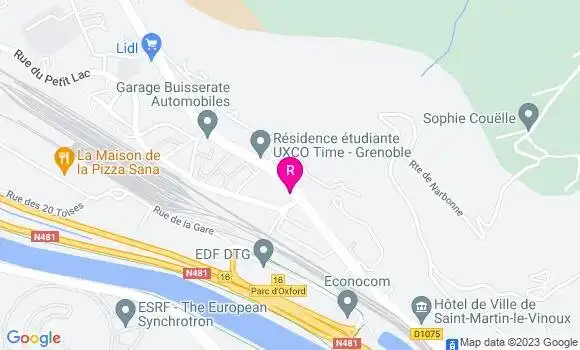 Localisation Pizzeria L
