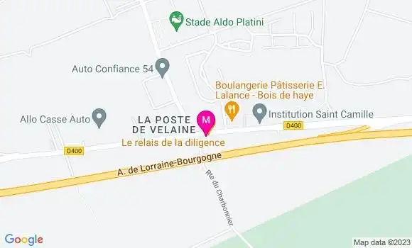 Localisation Pizzeria Le Relais de la Diligence