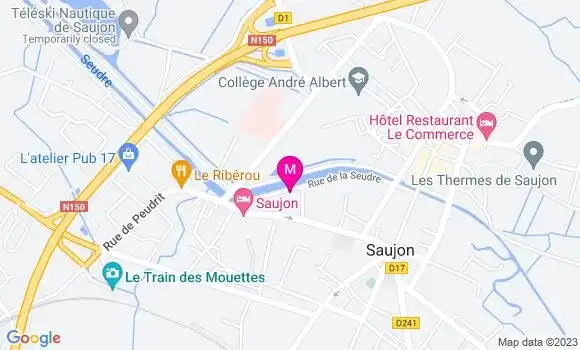 Localisation Pizzeria La Naise