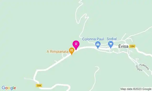 Localisation Restaurant  A Rimpianata