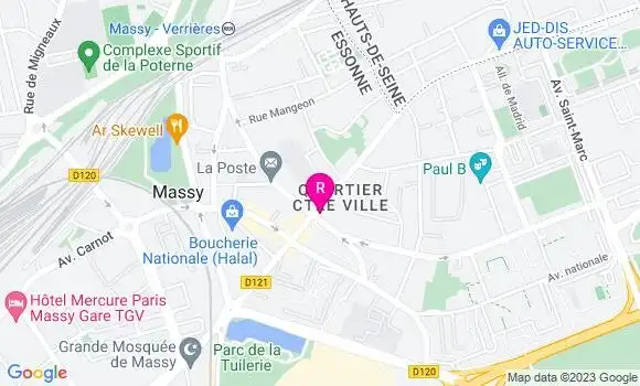 Localisation Brasserie du Centre