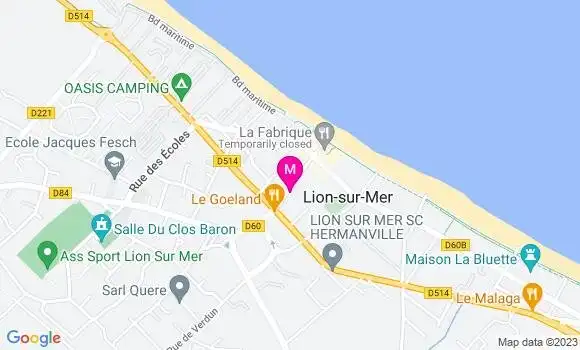 Localisation Pizzeria Di Leone