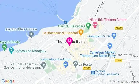 Localisation Restaurant Bar Le Jukebox Café