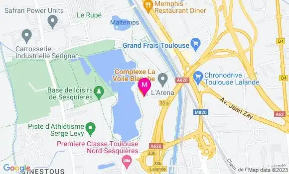 Localisation Restaurant Tapas La Voile Blanche