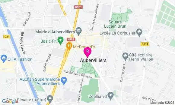 Localisation Brasserie du Parc