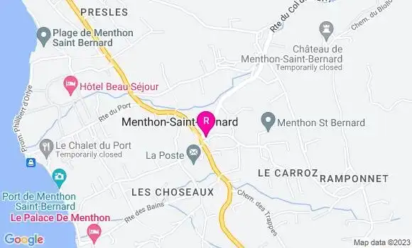 Localisation Restaurant  Le Confidentiel