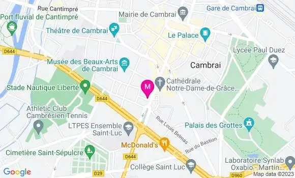 Localisation La Taverne de Lutèce