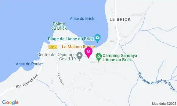 Localisation Restaurant  La Maison Rouge