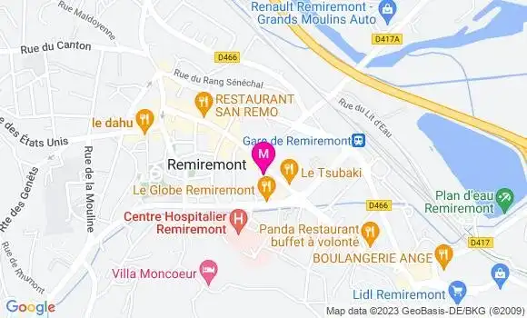 Localisation Le Bistrot des Apothicaires
