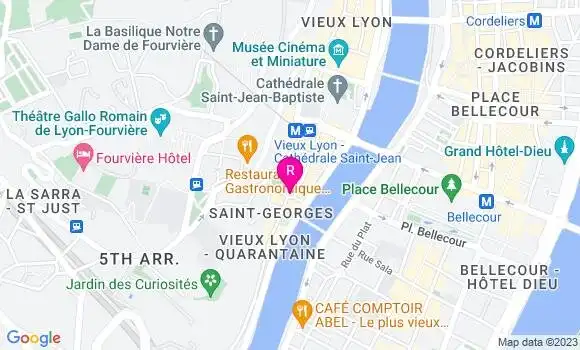 Localisation Restaurant  La Terrasse