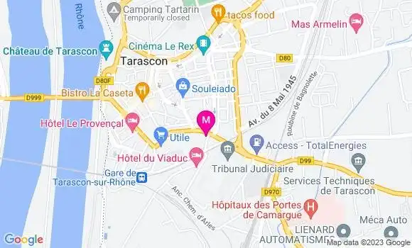 Localisation Restaurant  Brasserie du Palais