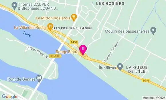 Localisation Bistrot Rouge Bistro