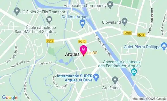 Localisation Restaurant  La Bf