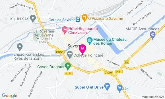 Localisation Taverne Katz